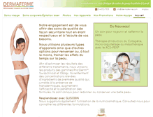 Tablet Screenshot of dermaferme.com